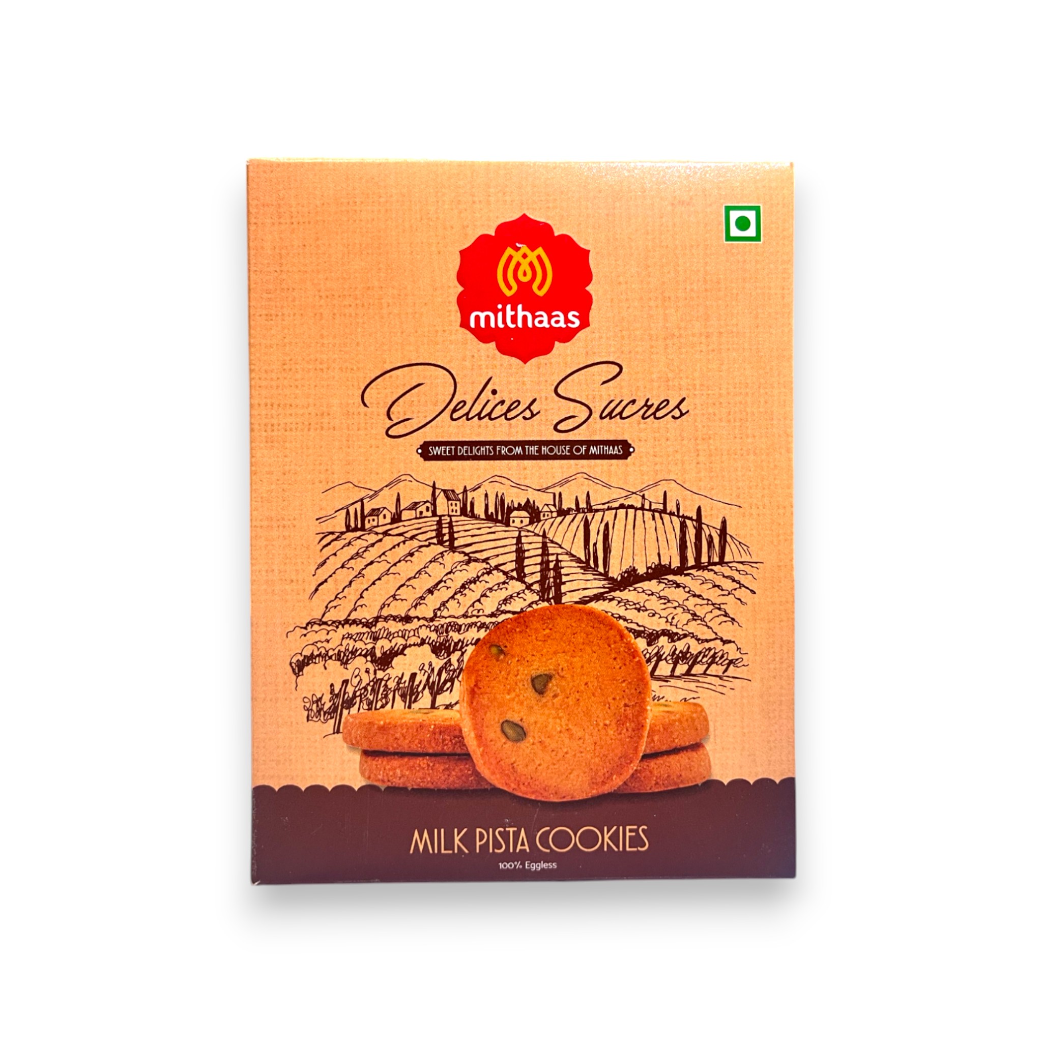 MILK PISTA FLAKE COOKIES 200GM